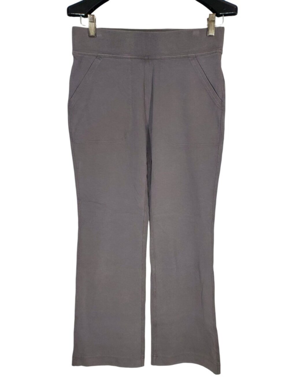 Duluth NoGA Naturale Cotton Bootcut Pants Women's S x 29 Dark Gray Stretch